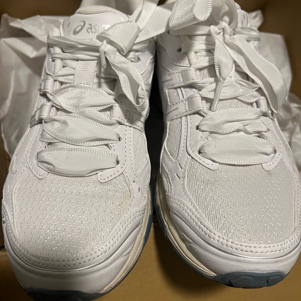 ASICS White Running Shoes